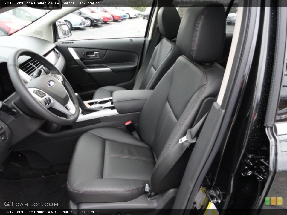 Charcoal Black Interior Photo for the 2012 Ford Edge Limited AWD #57204280