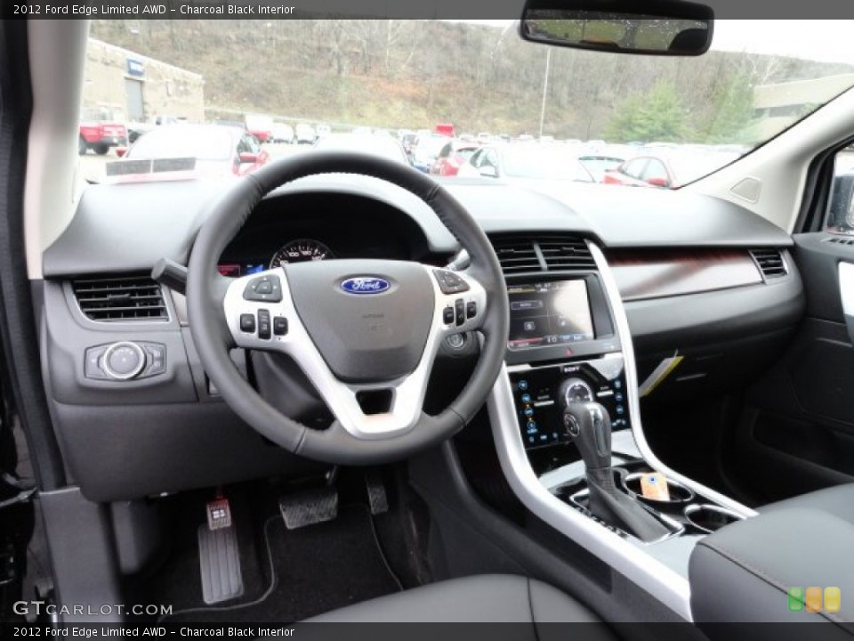 Charcoal Black Interior Dashboard for the 2012 Ford Edge Limited AWD #57204301