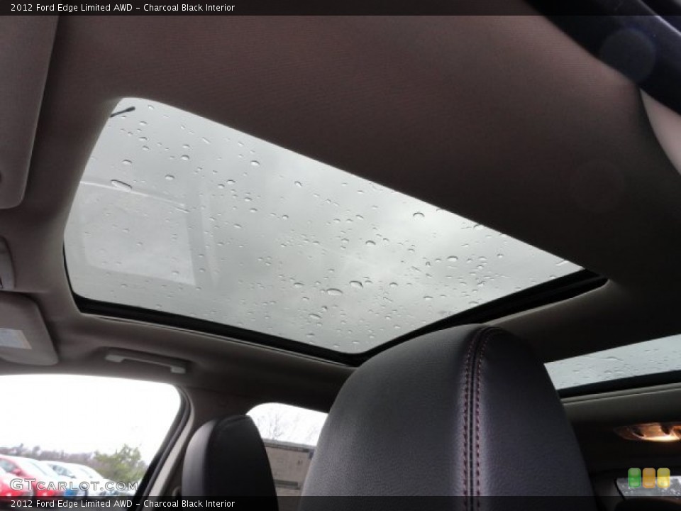 Charcoal Black Interior Sunroof for the 2012 Ford Edge Limited AWD #57204310