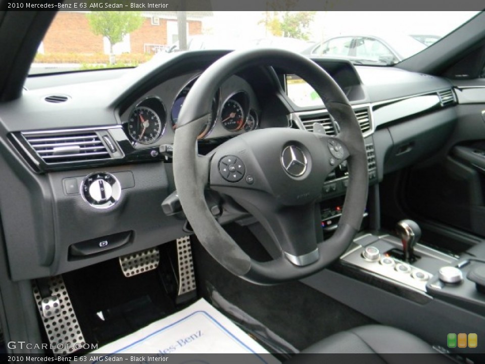 Black Interior Dashboard for the 2010 Mercedes-Benz E 63 AMG Sedan #57206339