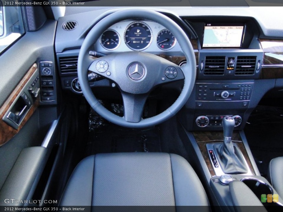 Black Interior Steering Wheel for the 2012 Mercedes-Benz GLK 350 #57207324