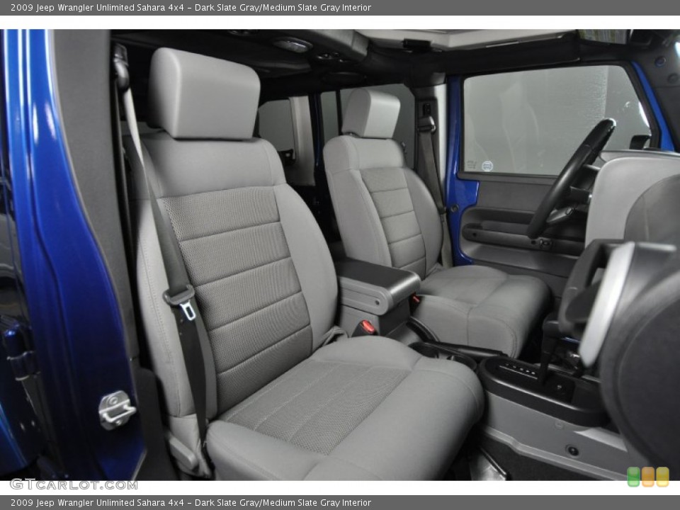 Dark Slate Gray/Medium Slate Gray Interior Photo for the 2009 Jeep Wrangler Unlimited Sahara 4x4 #57208805