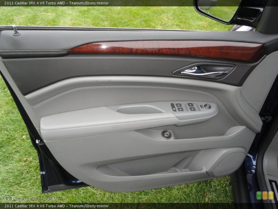 Titanium/Ebony Interior Door Panel for the 2011 Cadillac SRX 4 V6 Turbo AWD #57209767