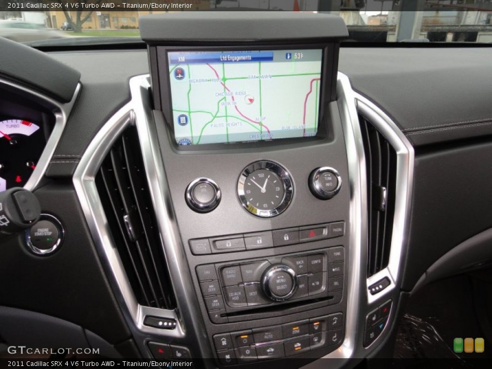 Titanium/Ebony Interior Navigation for the 2011 Cadillac SRX 4 V6 Turbo AWD #57209803