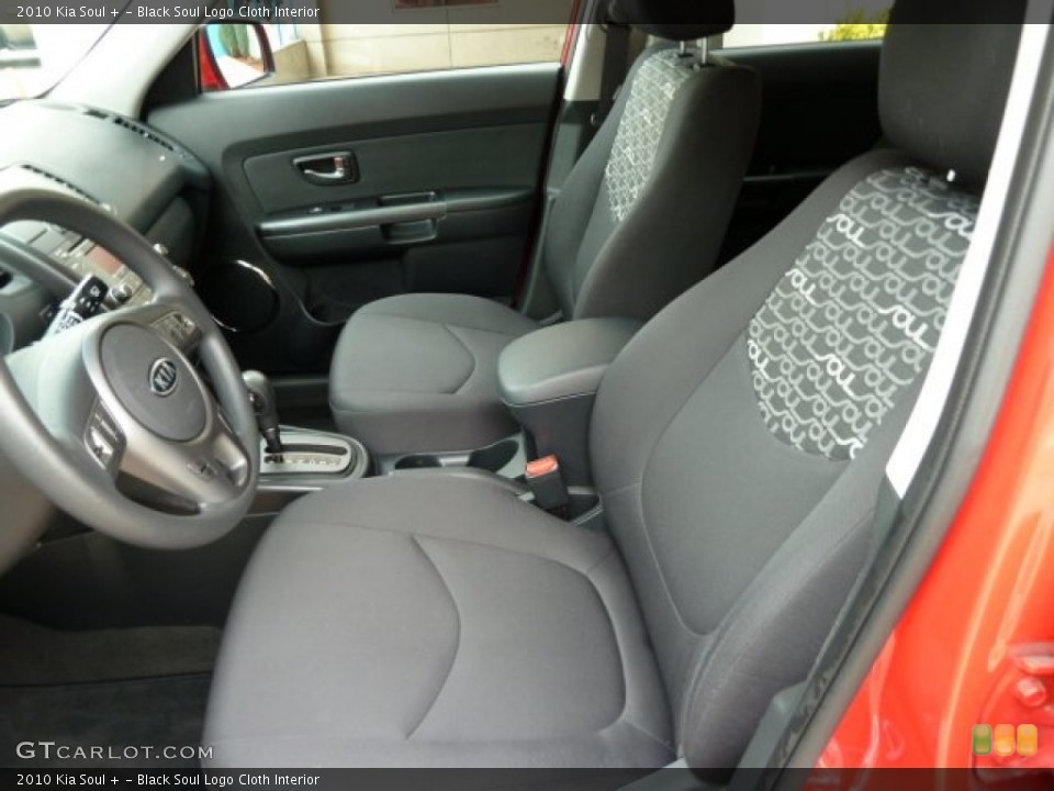 Black Soul Logo Cloth Interior Photo for the 2010 Kia Soul + #57210112