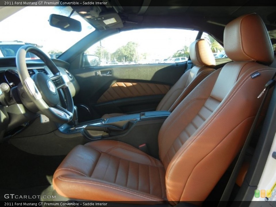 Saddle Interior Photo for the 2011 Ford Mustang GT Premium Convertible #57211717