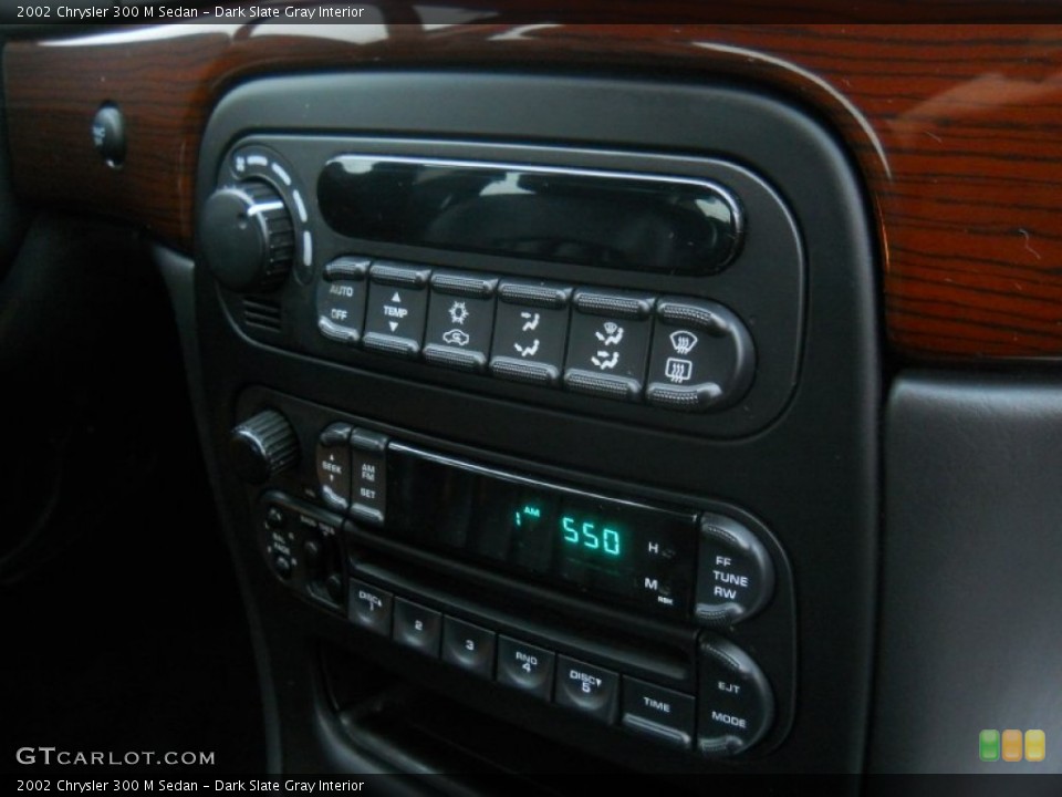 Dark Slate Gray Interior Controls for the 2002 Chrysler 300 M Sedan #57212485