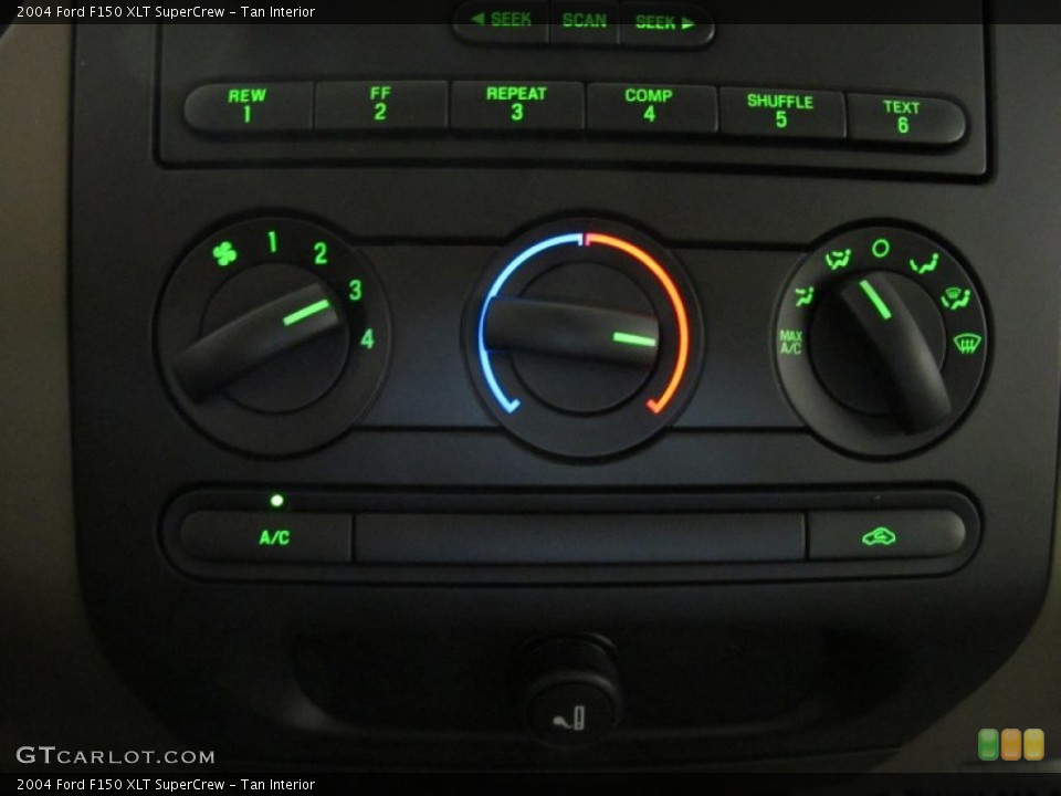 Tan Interior Controls for the 2004 Ford F150 XLT SuperCrew #57213124