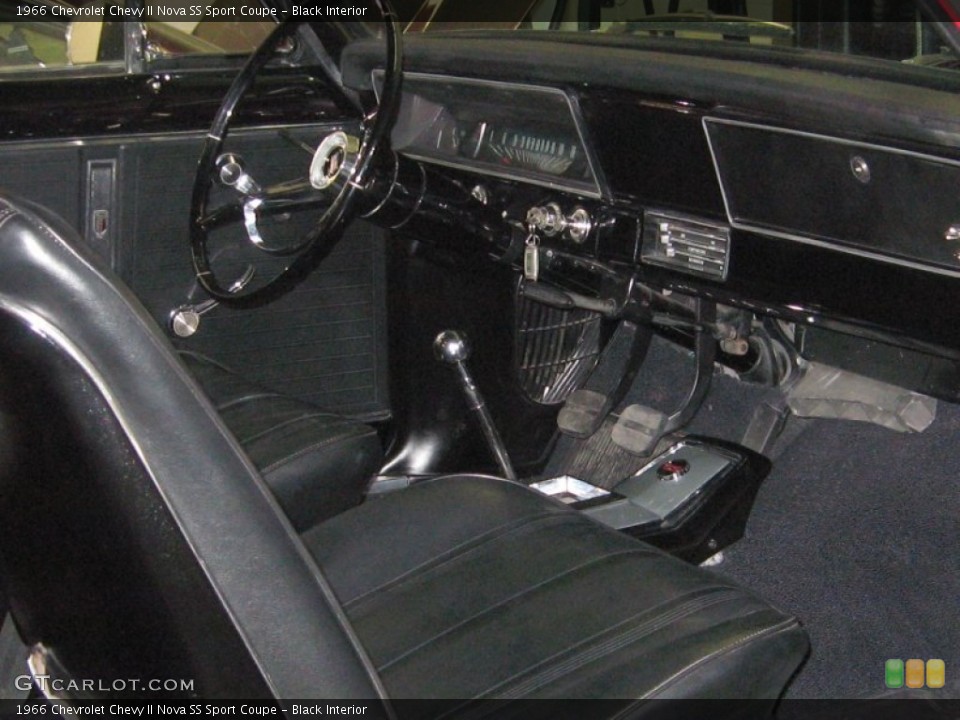 Black Interior Dashboard for the 1966 Chevrolet Chevy II Nova SS Sport Coupe #57214031