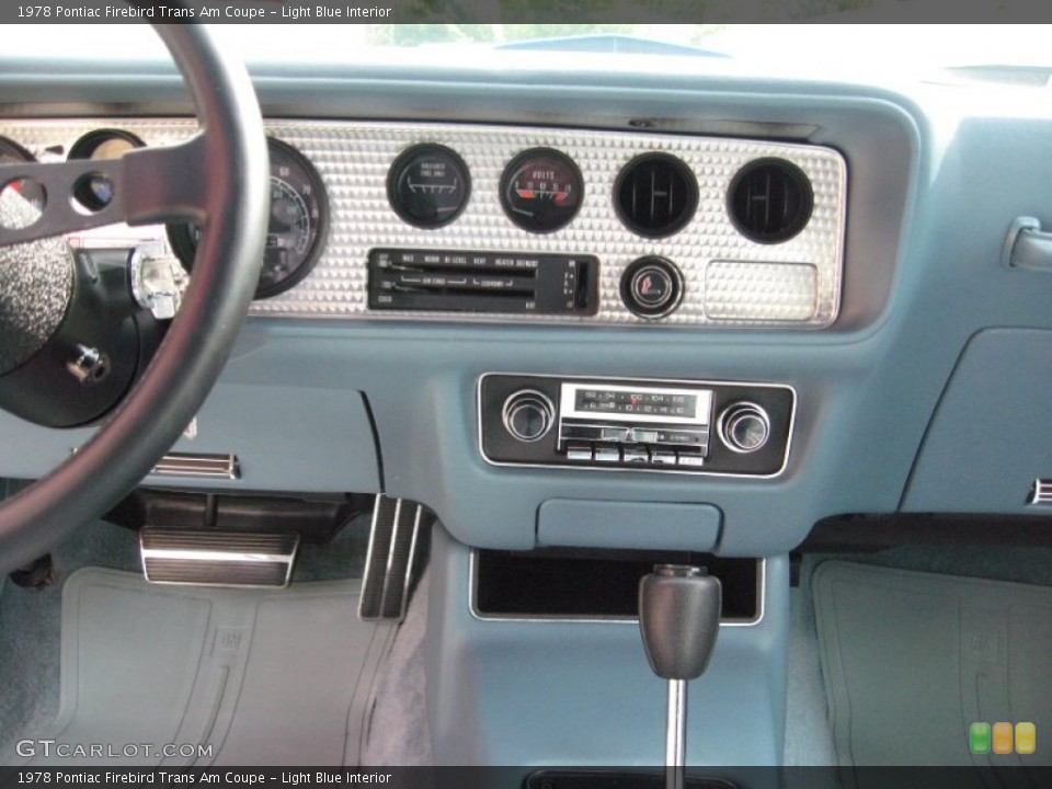 Light Blue Interior Dashboard for the 1978 Pontiac Firebird Trans Am Coupe #57214564