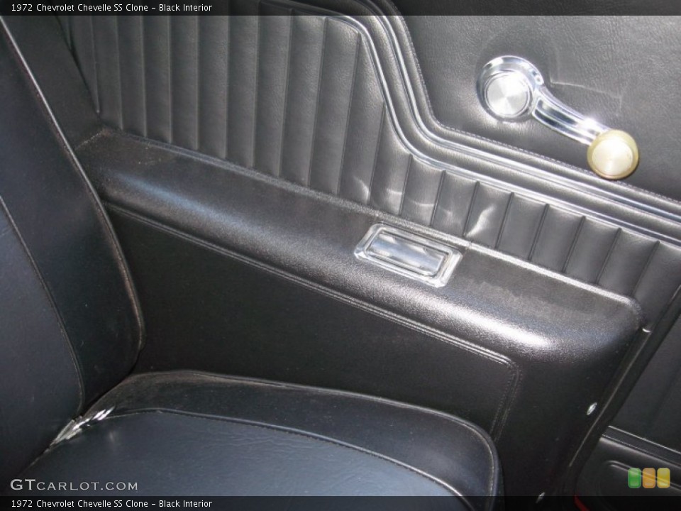 Black Interior Photo for the 1972 Chevrolet Chevelle SS Clone #57214859