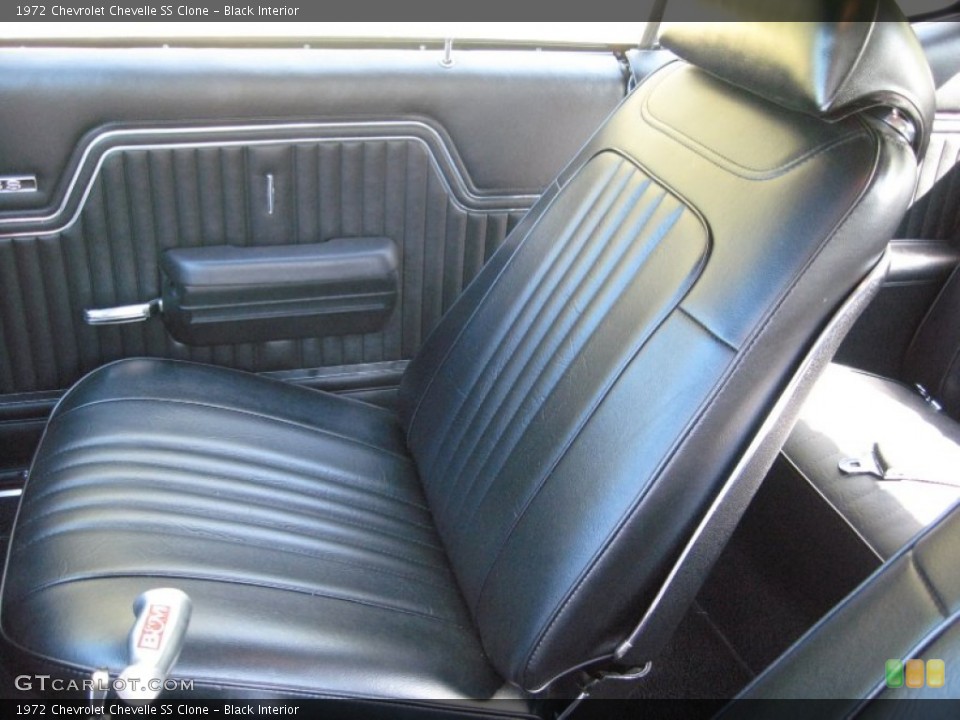 Black Interior Photo for the 1972 Chevrolet Chevelle SS Clone #57214893