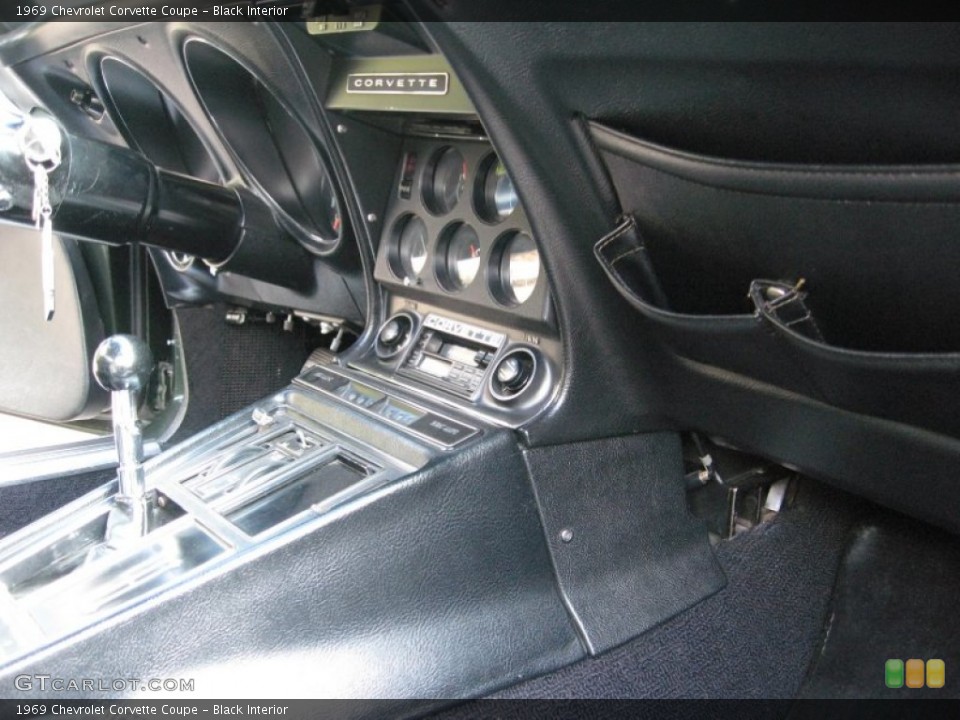 Black Interior Dashboard for the 1969 Chevrolet Corvette Coupe #57215239