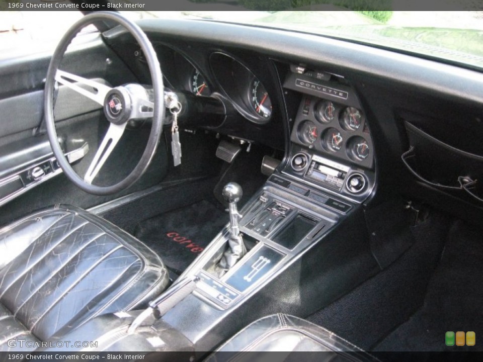 Black Interior Dashboard for the 1969 Chevrolet Corvette Coupe #57215251