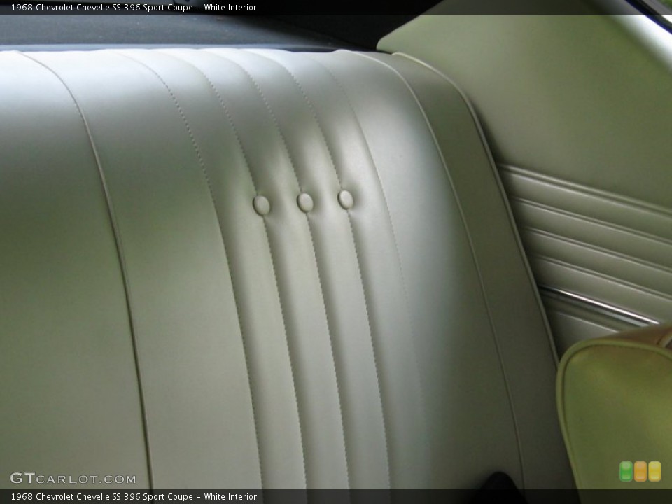 White Interior Photo for the 1968 Chevrolet Chevelle SS 396 Sport Coupe #57215326