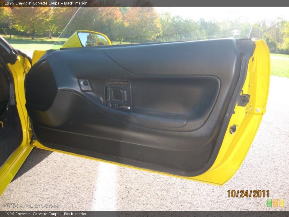 Black Interior Door Panel for the 1996 Chevrolet Corvette Coupe #57215453