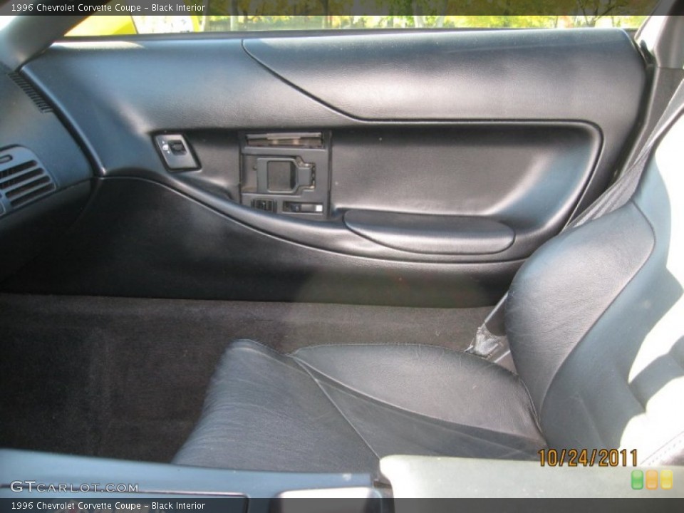 Black Interior Door Panel for the 1996 Chevrolet Corvette Coupe #57215459