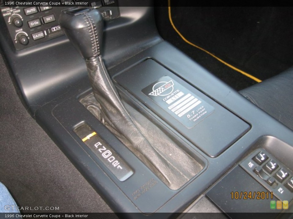 Black Interior Transmission for the 1996 Chevrolet Corvette Coupe #57215462