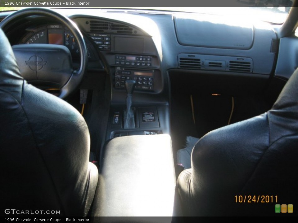 Black Interior Dashboard for the 1996 Chevrolet Corvette Coupe #57215486