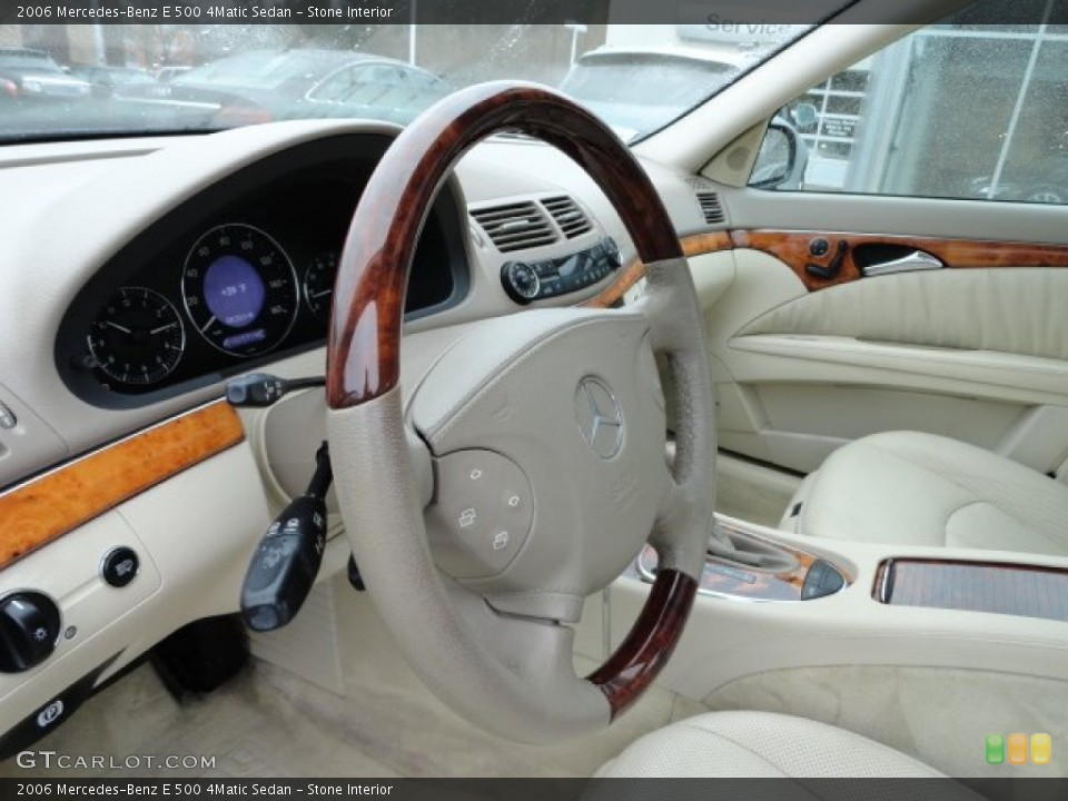 Stone Interior Steering Wheel for the 2006 Mercedes-Benz E 500 4Matic Sedan #57221780