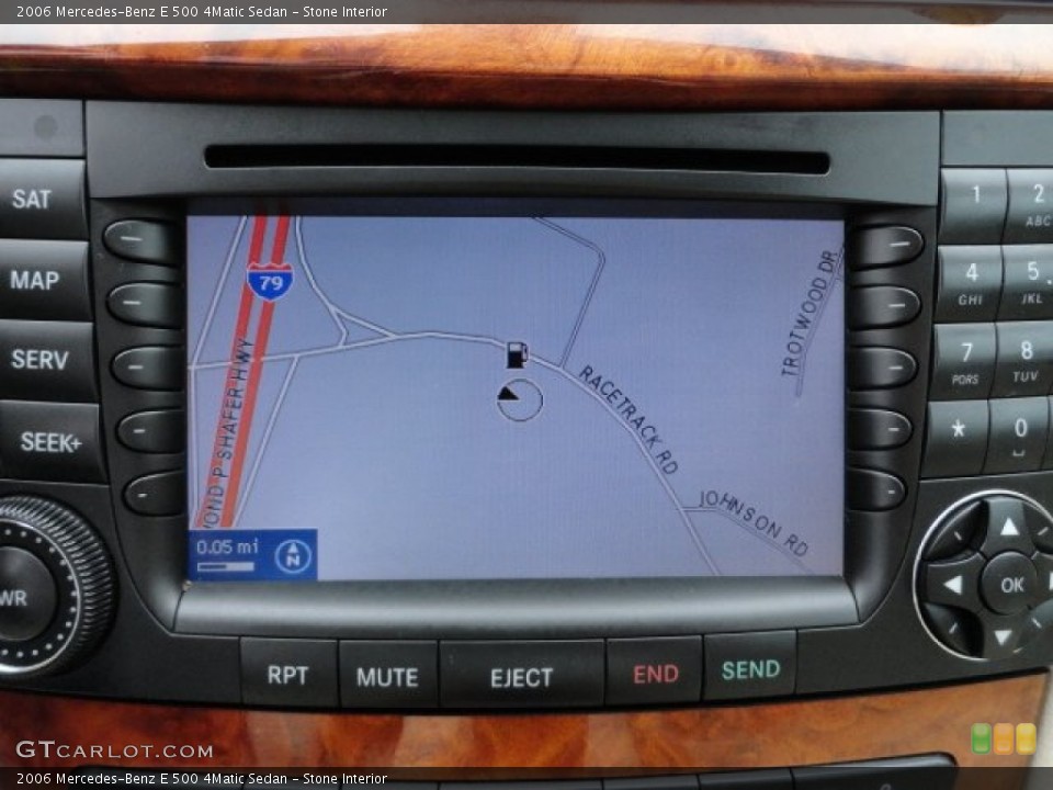 Stone Interior Navigation for the 2006 Mercedes-Benz E 500 4Matic Sedan #57221789