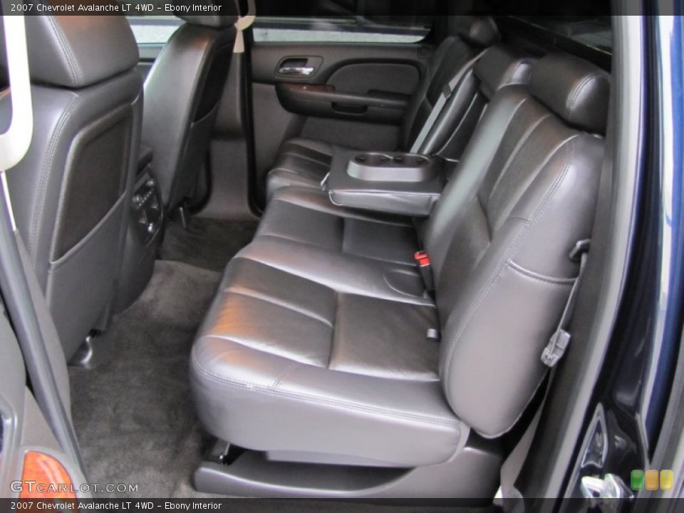 Ebony Interior Photo for the 2007 Chevrolet Avalanche LT 4WD #57221842