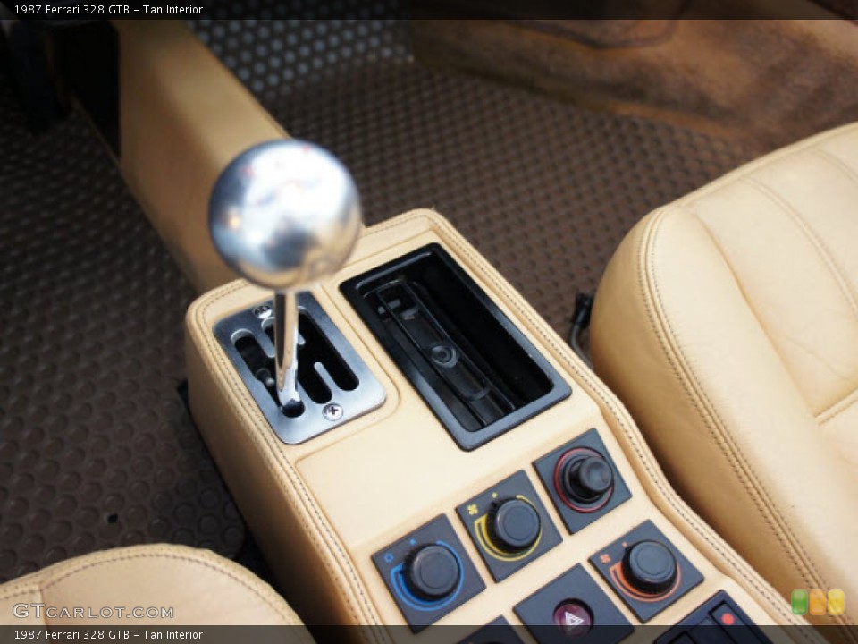 Tan Interior Transmission for the 1987 Ferrari 328 GTB #57223390