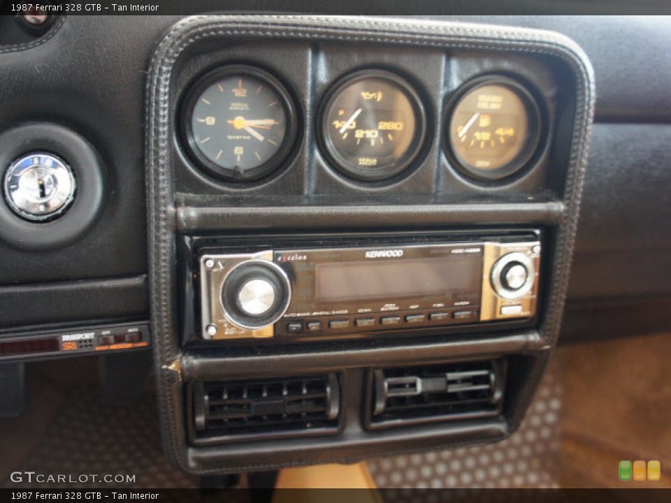 Tan Interior Gauges for the 1987 Ferrari 328 GTB #57223498