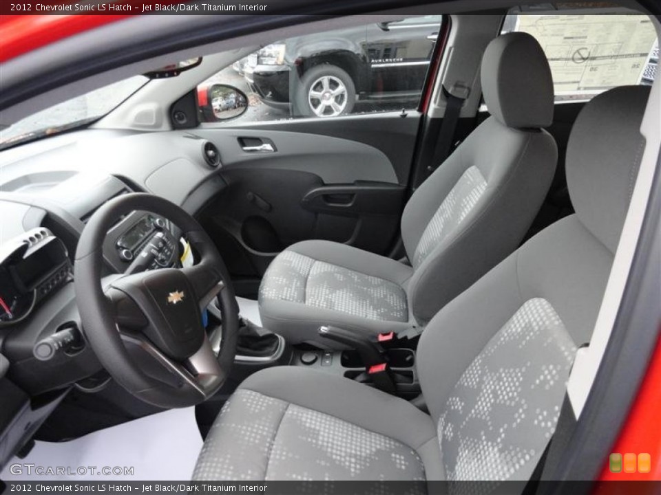 Jet Black/Dark Titanium Interior Photo for the 2012 Chevrolet Sonic LS Hatch #57225856
