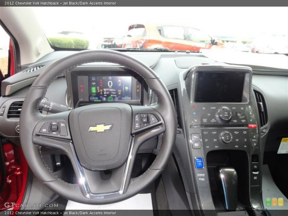 Jet Black/Dark Accents Interior Steering Wheel for the 2012 Chevrolet Volt Hatchback #57225973