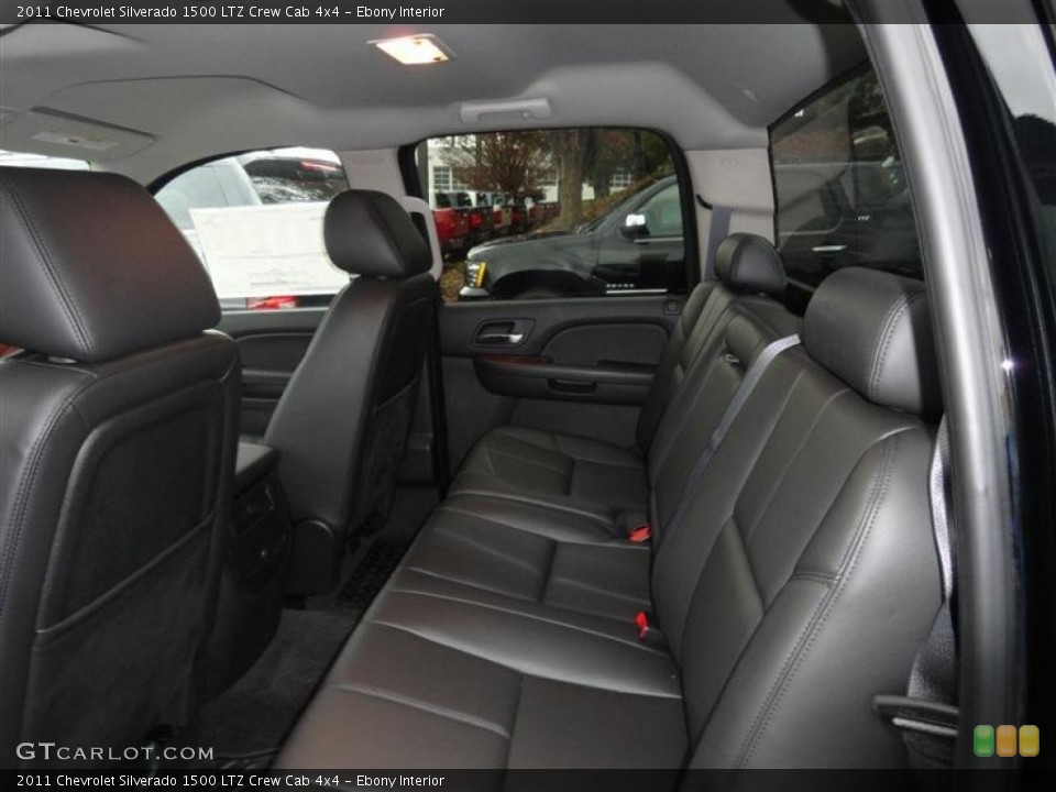 Ebony Interior Photo for the 2011 Chevrolet Silverado 1500 LTZ Crew Cab 4x4 #57226012