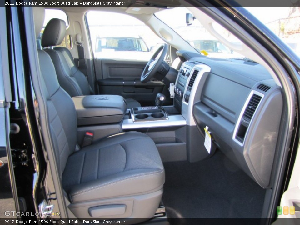 Dark Slate Gray Interior Photo for the 2012 Dodge Ram 1500 Sport Quad Cab #57226204