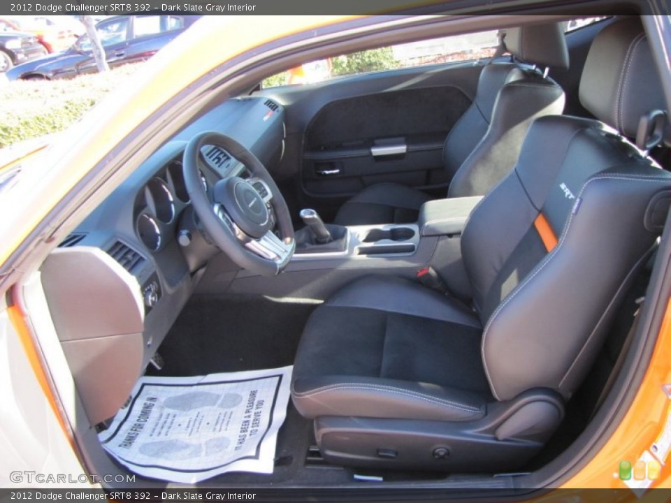 Dark Slate Gray Interior Photo for the 2012 Dodge Challenger SRT8 392 #57226435