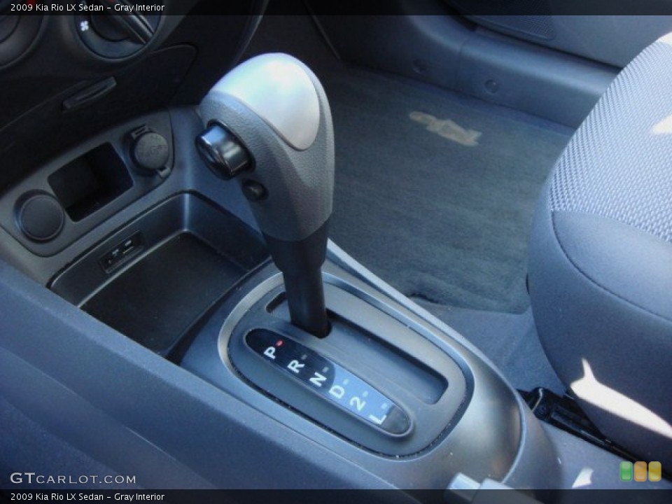 Gray Interior Transmission for the 2009 Kia Rio LX Sedan #57228574