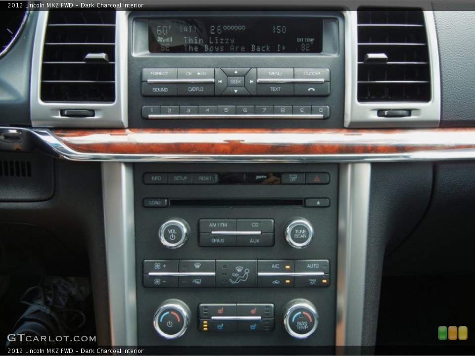 Dark Charcoal Interior Controls for the 2012 Lincoln MKZ FWD #57231341