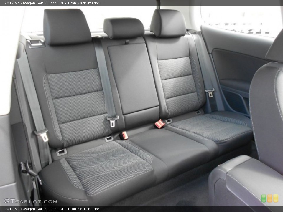 Titan Black Interior Photo for the 2012 Volkswagen Golf 2 Door TDI #57233252