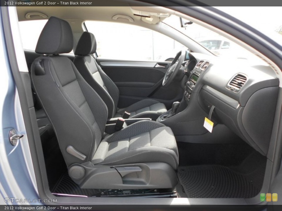 Titan Black Interior Photo for the 2012 Volkswagen Golf 2 Door #57233474