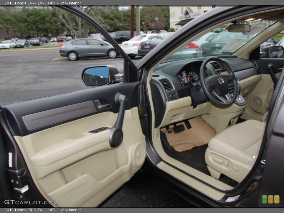 Ivory Interior Photo for the 2011 Honda CR-V EX-L 4WD #57233546
