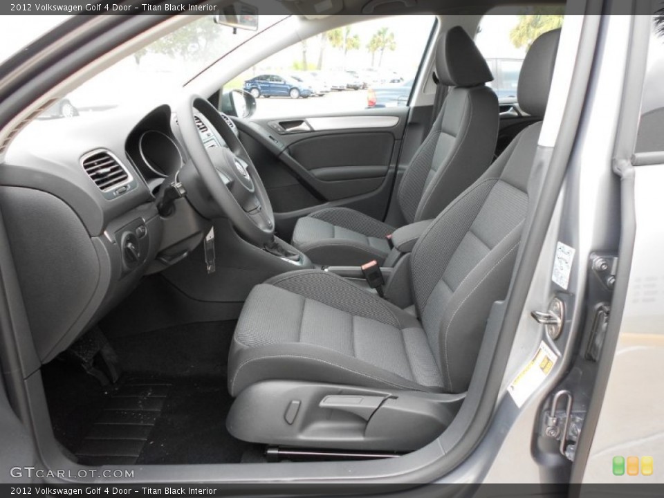 Titan Black Interior Photo for the 2012 Volkswagen Golf 4 Door #57233645