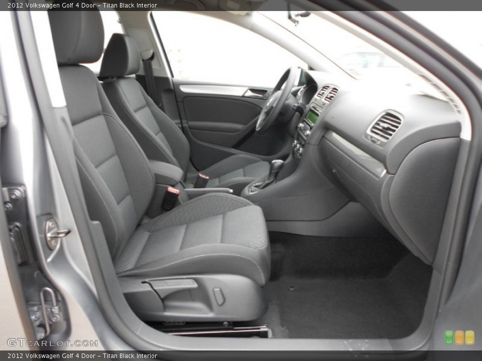 Titan Black Interior Photo for the 2012 Volkswagen Golf 4 Door #57233661