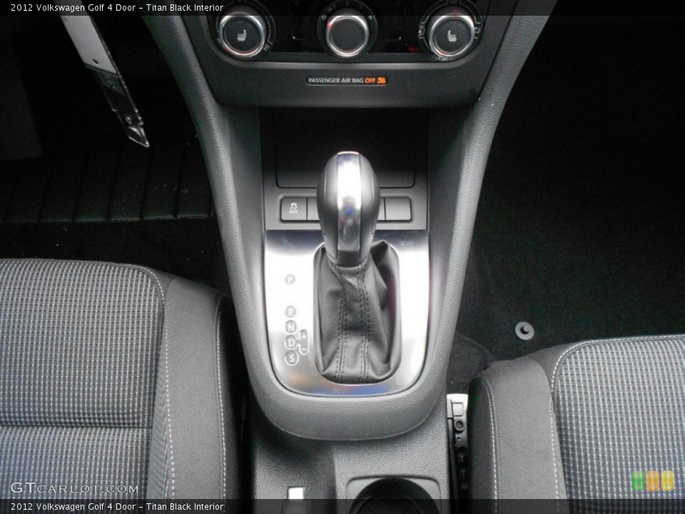 Titan Black Interior Transmission for the 2012 Volkswagen Golf 4 Door #57233708
