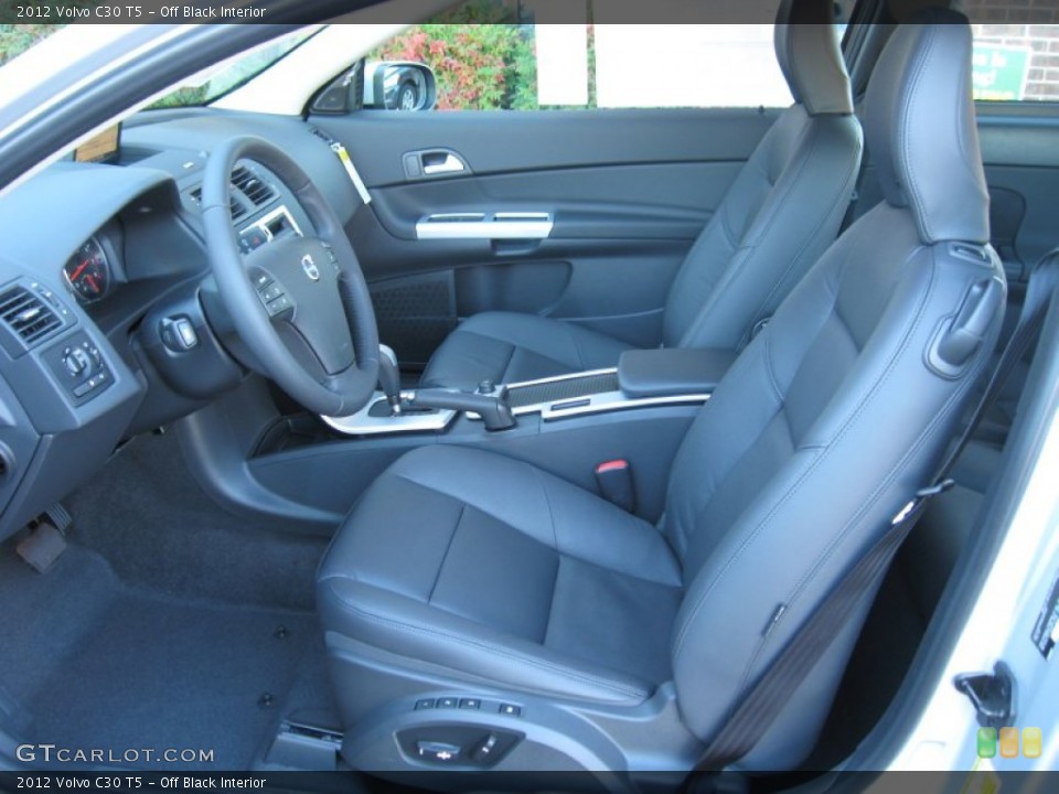 Off Black Interior Photo for the 2012 Volvo C30 T5 #57235490