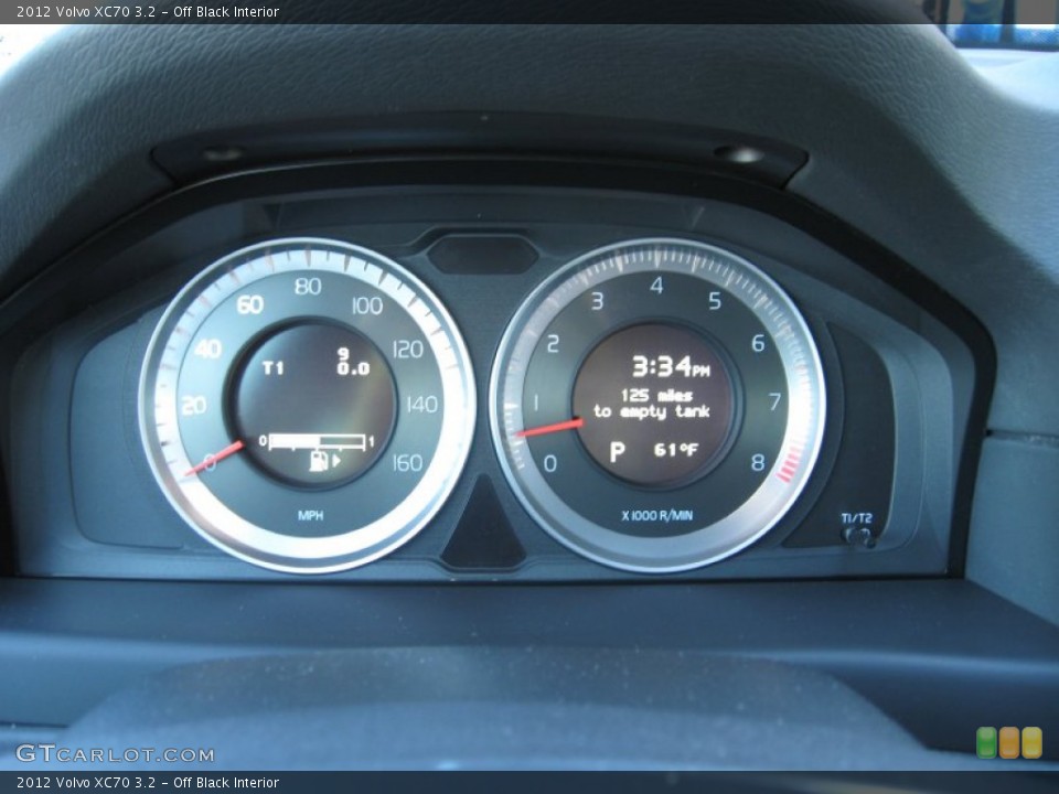 Off Black Interior Gauges for the 2012 Volvo XC70 3.2 #57236141