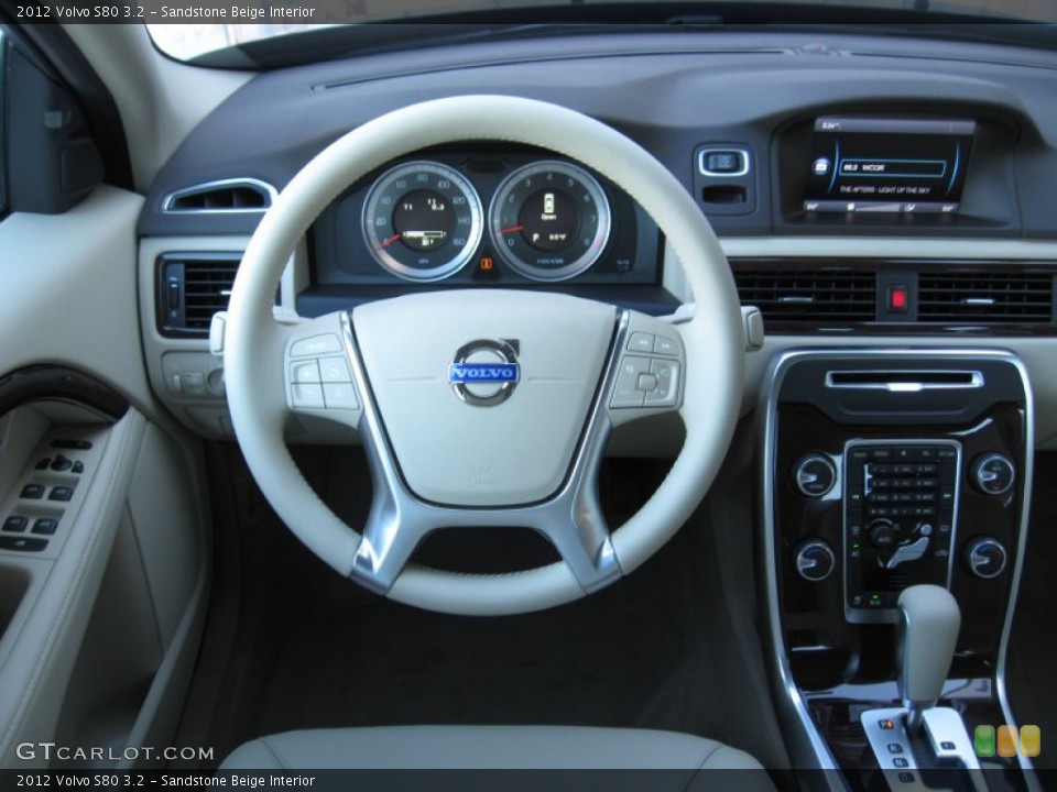 Sandstone Beige Interior Steering Wheel for the 2012 Volvo S80 3.2 #57236341