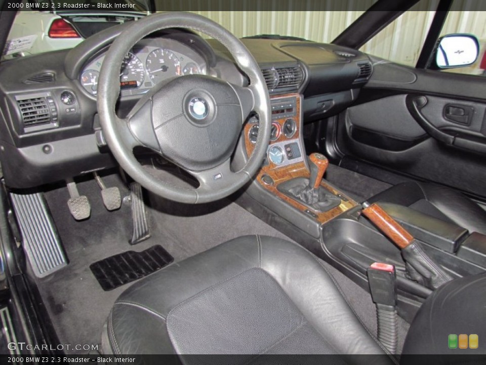Black 2000 BMW Z3 Interiors