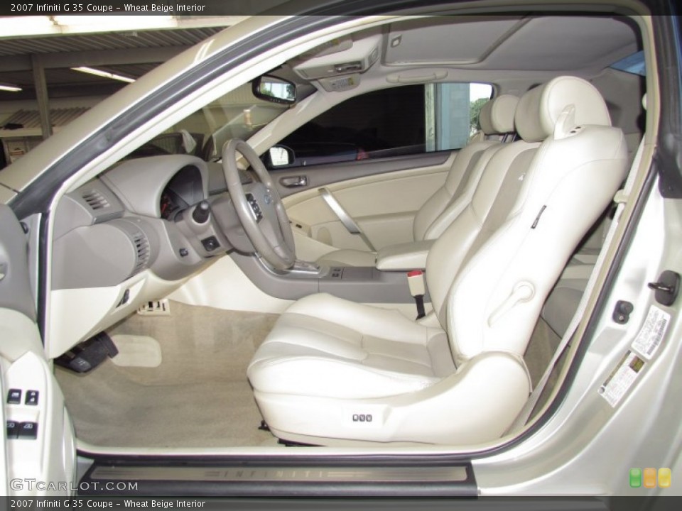 Wheat Beige Interior Photo for the 2007 Infiniti G 35 Coupe #57236724