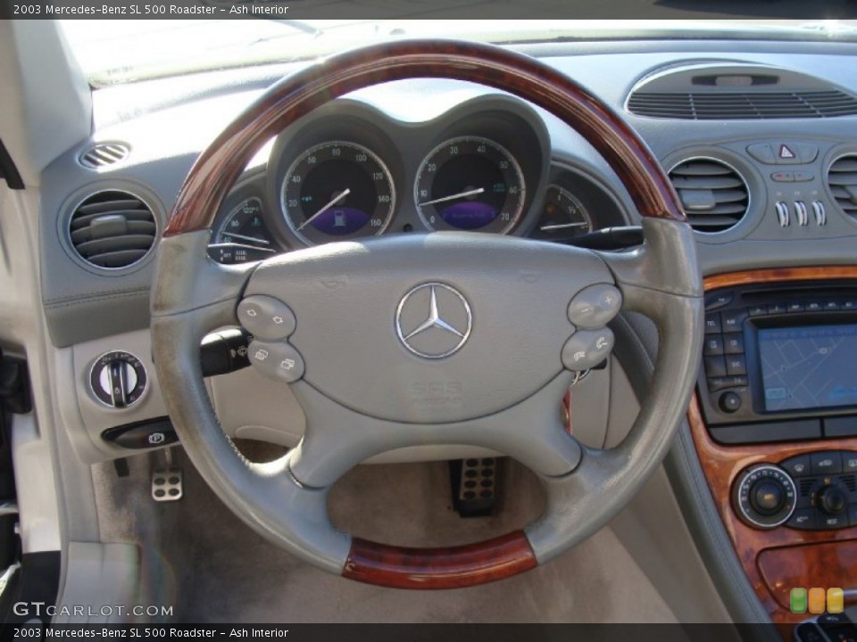 Ash Interior Steering Wheel for the 2003 Mercedes-Benz SL 500 Roadster #57242588