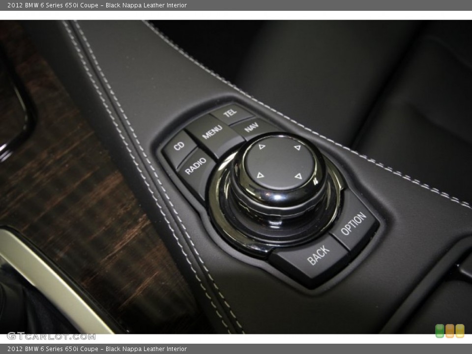 Black Nappa Leather Interior Controls for the 2012 BMW 6 Series 650i Coupe #57244046