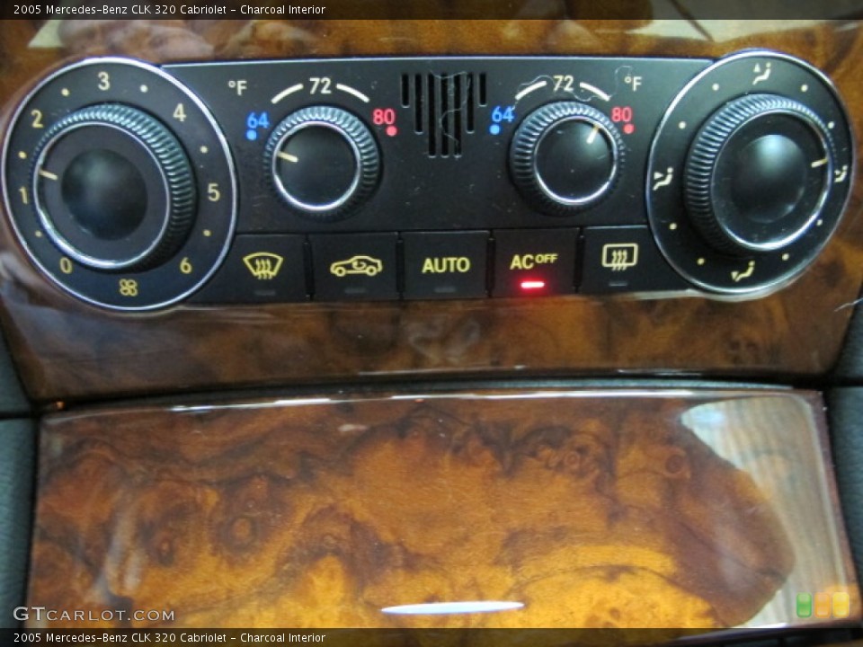 Charcoal Interior Controls for the 2005 Mercedes-Benz CLK 320 Cabriolet #57247447