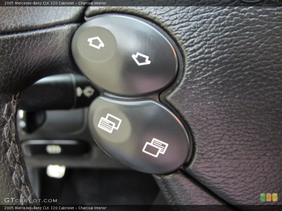 Charcoal Interior Controls for the 2005 Mercedes-Benz CLK 320 Cabriolet #57247499